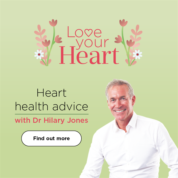 Love your heart: heart health advice with Dr Hilary Jones
