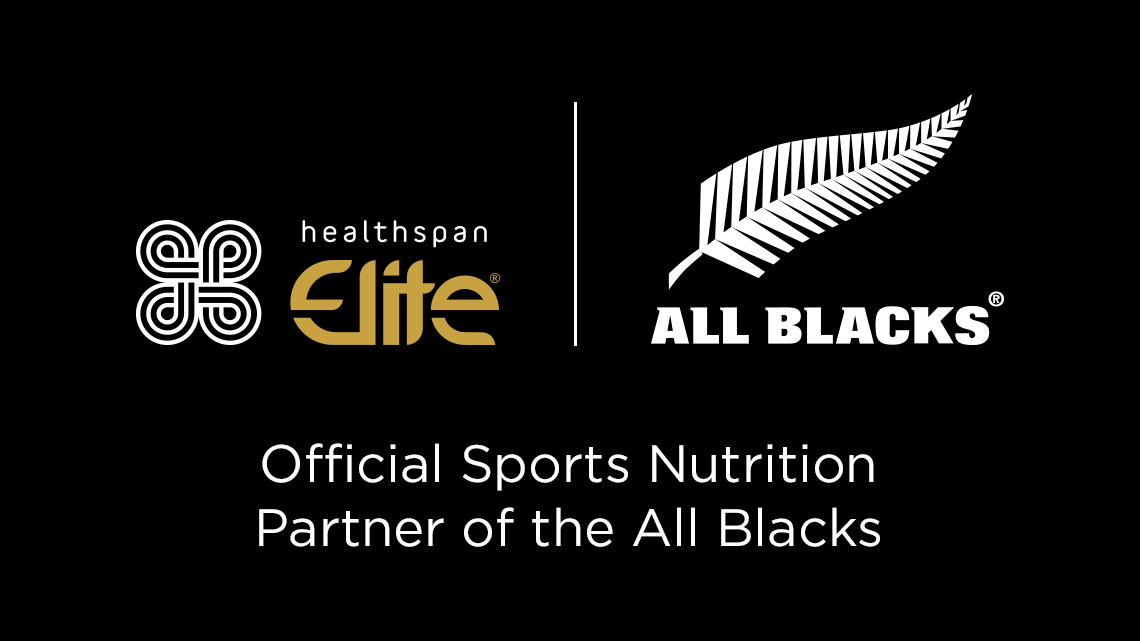 Healthspan Elite and All Blacks Logo