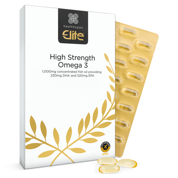 Elite High Strength Omega 3 1,000mg pack