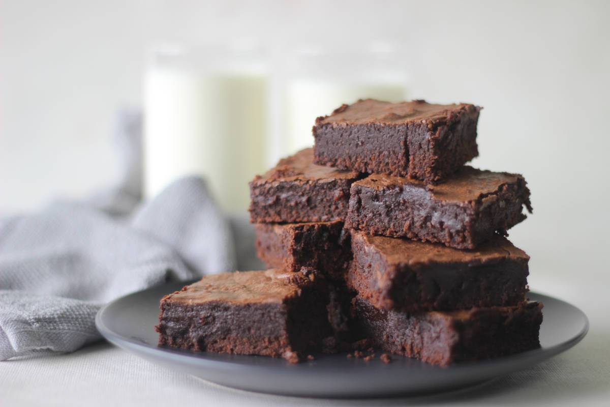 Pumpkin brownies cooling