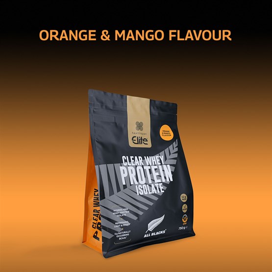 Elite All Blacks Clear Whey Protein Isolate 