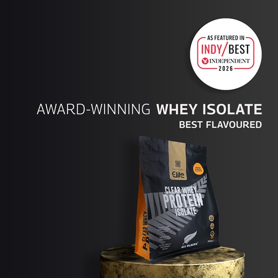 Elite All Blacks Clear Whey Protein Isolate 