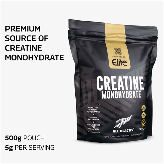 Elite All Blacks Creatine Monohydrate 
