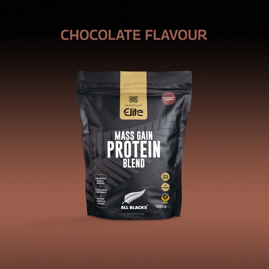 Elite All Blacks Mass Gain Protein Blend − Chocolate 