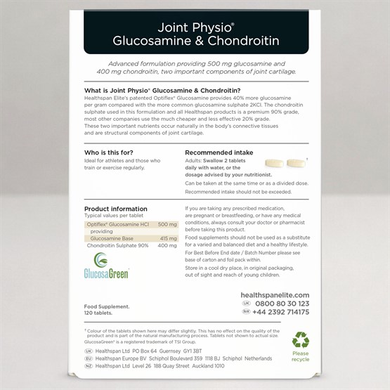 Elite Joint Physio Glucosamine & Chondroitin 