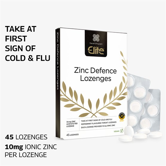 Elite Zinc Defence Lozenges 