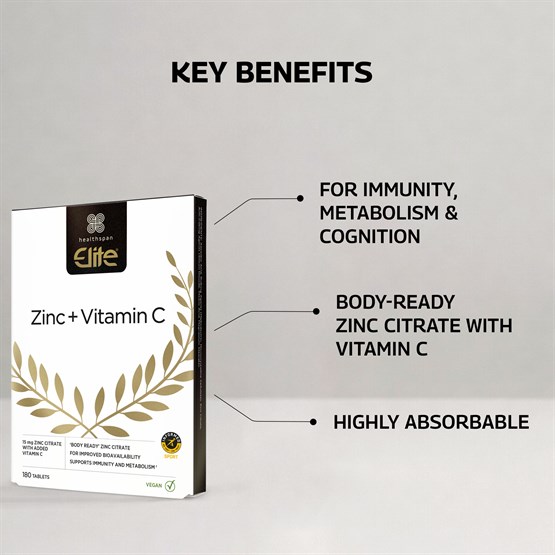 Elite Zinc + Vitamin C 