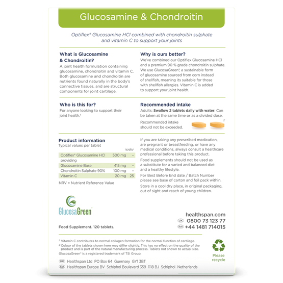 Optiflex® Glucosamine & Chondroitin 