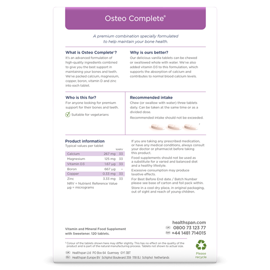 Osteo Complete® Bone Support 