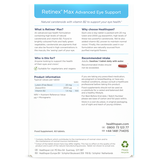 Retinex® Max Eye Support 