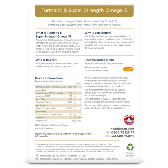Turmeric & Super Strength Omega 3 
