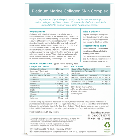 Platinum Marine Collagen Skin Complex 