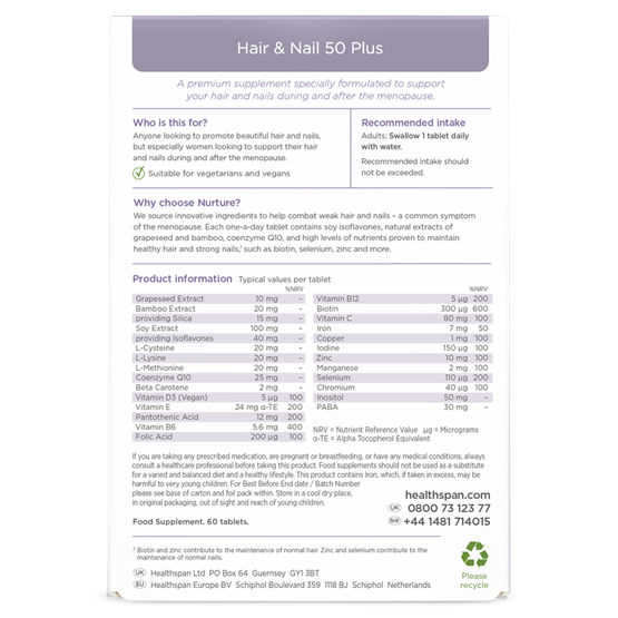 Replenish Hair & Nail 50 Plus 
