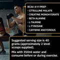 Elite All Blacks Pre−Workout Fuel + Caffeine 