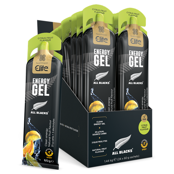Elite All Blacks Energy Gel − Citrus
