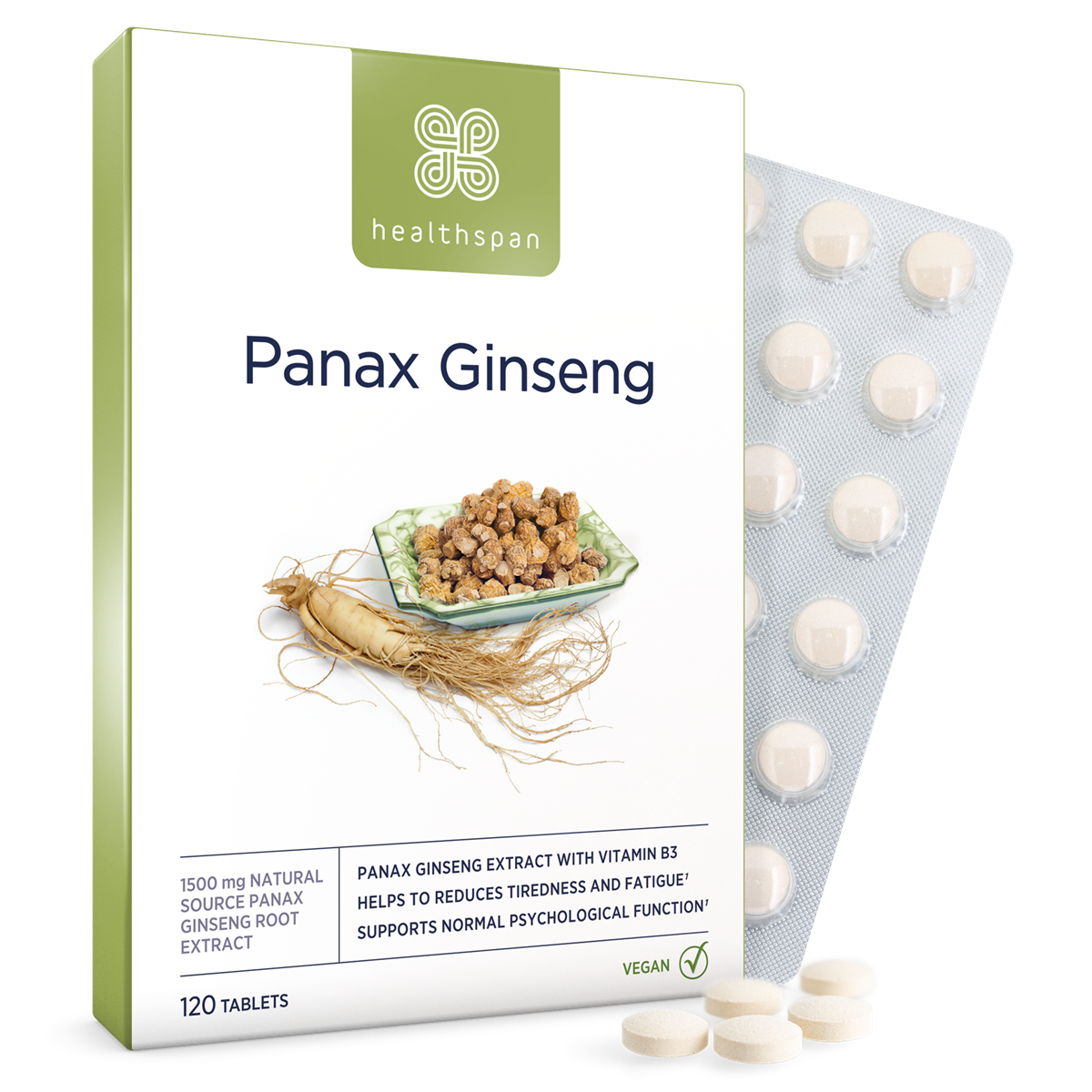 Panax Ginseng | With Vitamin B3